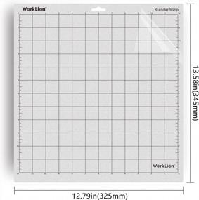 img 1 attached to 3-Pack WORKLION Cutting Mats For Silhouette Cameo: StandardGrip, LightGrip & StrongGrip - Durable Non-Slip Adhesive Craft Replacement Mats 4/3/2/1