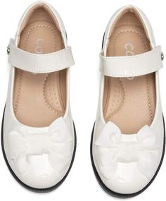 img 1 attached to 👑 Little Ballet Flower Princess Toddler Girls' Shoes and Flats