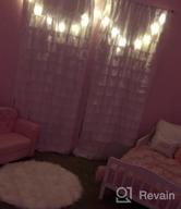 img 1 attached to Dream Catcher With LED Fairy Lights Wall Hanging Ornaments - White Double Circle Feather Decor For Bedroom, Wedding, Boho Chic Party & Nursery (Black) review by Monica Bailey