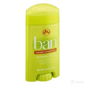 img 1 attached to 🌬️ Invisible Simplicity: Ban Deodorant 2 6Oz - Stay Fresh All Day!