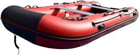 img 1 attached to 12Ft Inflatable Boat Raft Sport Rescue Diving Fishing Dinghy Tender Pontoon BRIS