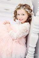 img 1 attached to 👸 Princess Birthday Party Dresses - Tutu Lace Cake Dress Skirts for Flower Girls review by Mack Douglas