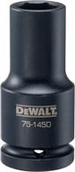 dewalt drive impact socket deep tools & equipment - hand tools logo