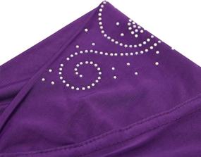 img 2 attached to Exquisite Muslim Applique Rhinestone Accessories: Women's Scarves & Wraps Collection