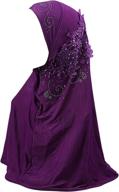 exquisite muslim applique rhinestone accessories: women's scarves & wraps collection логотип