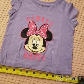 img 2 attached to 🐭 Disney Minnie Mouse Heathered Toddler T-Shirt - Girls' Clothing