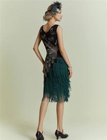 img 1 attached to BABEYOND Vintage Peacock Sequined Fringed Women's Clothing ~ Dresses