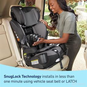 img 1 attached to 🪑 Graco SnugLock Grow 3-in-1 Harness Booster Seat, Forward Facing, Franco