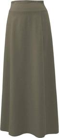 img 1 attached to BabyO Womens Stretch Cotton Medium Women's Clothing : Skirts