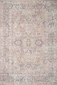img 1 attached to Add Elegance To Your Home With Loloi II Skye Collection SKY-01 Blush/Grey Traditional Area Rug (7'-6" X 9'-6")
