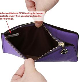 img 2 attached to YALUXE Leather Blocking Genuine Organizer Women's Handbags & Wallets ~ Wallets