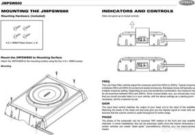 img 1 attached to 🔊 Jensen JMPSW800 Amplified Subwoofer - Powerful 8-Inch Bass Enhancer