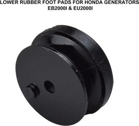 img 2 attached to Honda Generator Rubber Foot Pads - 🔌 Lower for EB2000i & EU2000i - Part Number 68325-Z07-003