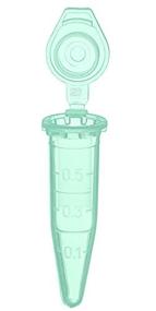 img 1 attached to MUHWA 0.5Ml Polypropylene Microcentrifuge Tubes - 1000 Pack With Snap Cap In Green