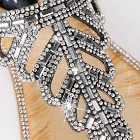 img 1 attached to Sparkle And Shine This Summer With CARETOO Ladies Bohemia Flat Sandals