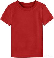 👕 premium quality a&j design baby & toddler heavyweight cotton short sleeve t-shirts: comfort and style for little ones логотип