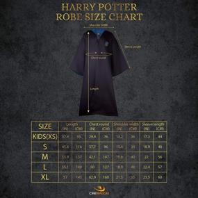 img 3 attached to Harry Potter Hogwarts Robe XS (Kids) S M L XL - Official Licensed Cinereplicas Product