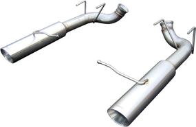 img 2 attached to Pypes SFM76MS Axle Back Exhaust System with Enhanced Performance for Ford Mustang 5.0L Engine