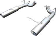 pypes sfm76ms axle back exhaust system with enhanced performance for ford mustang 5.0l engine logo