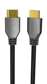 img 1 attached to Multicomp PRO 2 Pack Premium High Speed ​​HDMI 2.1 Cable с литой оболочкой, 3,3 фута