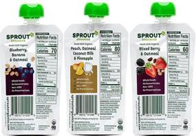 img 3 attached to Sprout Organic Pouches Blueberry Pineapple
