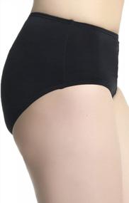 img 2 attached to Phistic Women'S UPF 50+ Bikini Swim Bottom Brief - Black Plus Size, 16