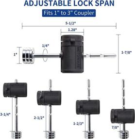 img 3 attached to METOWARE Trailer Adjustable 360°Swivel Diameter