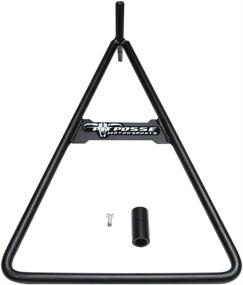 img 3 attached to 🏍️ Steel Universal Dirt Bike Triangle Side Stand, Pit Posse PP2849 - Sturdy & Reliable Accessories for Dirt Bike and Motocross - Fits Rear Axle