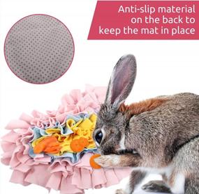 img 3 attached to Enhance Your Pet'S Foraging Skills With Preferhouse Snuffle Pad - Interactive Puzzle Toys For Small Animals