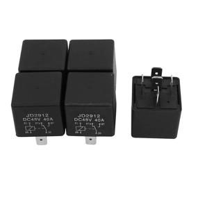 img 4 attached to 🔌 uxcell 5pcs JD2912 5 Pin DC 48V 40A Universal Car Vehicle Motor Fuse Relay Switch Power | Reliable and Versatile Automotive Fuse Relay Switch