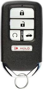 img 4 attached to KeylessOption KR5V2X Keyless Entry Remote Start Smart Car Key Fob for Honda Civic 2016 2017 2018 - Top Quality Option!