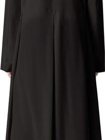 img 2 attached to IvyRobes Unisex Anglican Cassock With Tab Insert Collar: Perfect For Clergy And Pulpit Use