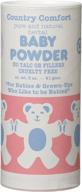 👶 country comfort baby powder: convenient 3 ounce size for ultimate comfort logo