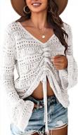 женский пуловер в стиле бохо с открытыми плечами крючком - saodimallsu логотип