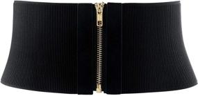 img 4 attached to CHIC DIARY Elastic Stretch Waistband Women's Accessories ~ Belts