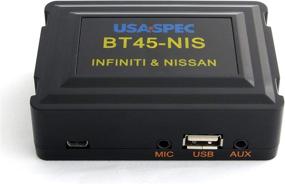 img 3 attached to 📱 USA Spec SPEC BT45-NIS Bluetooth Phone, Music & AUX Input Kit for Nissan Infiniti Models (1999-2014) - Black