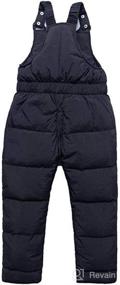 img 4 attached to TAIYCYXGAN Toddler Overalls Adjustable Snowsuit Apparel & Accessories Baby Boys