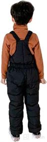 img 3 attached to TAIYCYXGAN Toddler Overalls Adjustable Snowsuit Apparel & Accessories Baby Boys
