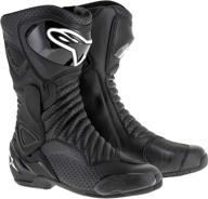 alpinestars smx 6 vented boots black motorcycle & powersports best: protective gear logo