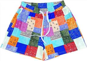 img 4 attached to MAKARTHY Women Casual Drawstring Shorts Summer Beach Lightweight Short Pants