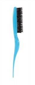 img 4 attached to Cricket Teasing Hair Brush For Volume, Backcombing, Lifting, Styling And Sectioning Hair - Aqua