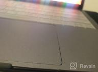img 1 attached to F FORITO Palm Rest Cover Skin for MacBook Pro 14 Inch M1 👋 Pro/M1 Max with Touch ID (Space Grey) with Trackpad Protector - 2021 Model A2442 Compatible review by Curtis Nice