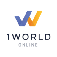 1world online logo