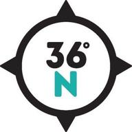 36 degrees north logo
