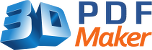3d pdf maker logo