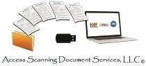 access document scanning services 로고