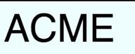 acme text editor logo