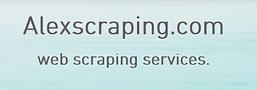alexscraping.com 로고
