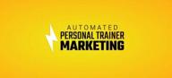 automated personal trainer marketing logo