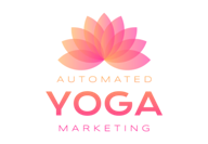 automated yoga marketing logo